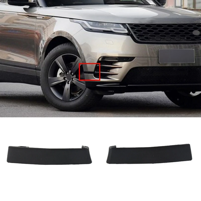 For Land Rover Range Rover Velar 2018 2019 2020 2021 Car Front Bumper Splitter Side Spoiler Air Vent Wind Knife Body Kits 