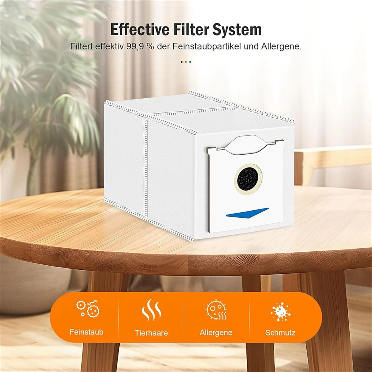 

A69TDust Bags for Ecovacs Deebot N30 Pro Omni Robot Vacuum Cleaner Bags Replacement Parts Accessories