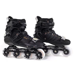 Powerslide Hardcore EVO Inline Skates 2024 Original Trinity 4*80/3*90mm Urban Heatmodelable Carbon Fiber Roller Skating Patines