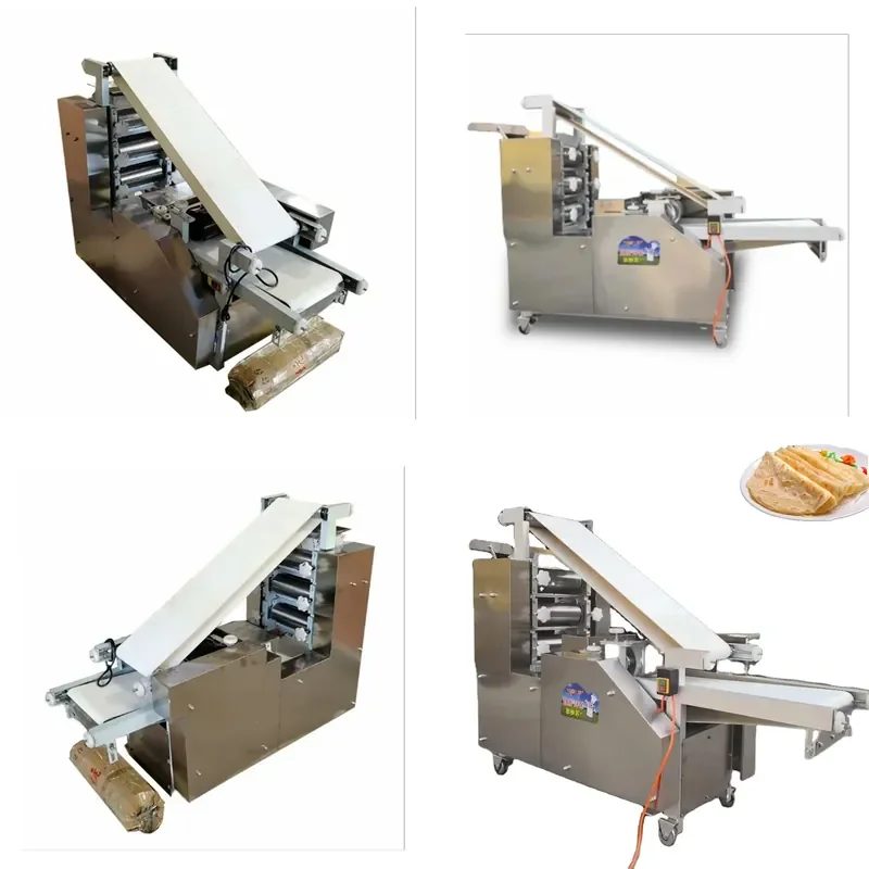 Automatic Roti Chapati Flour Tortilla Maker for Pita Bread Armenian Lavash Bread Making Machine