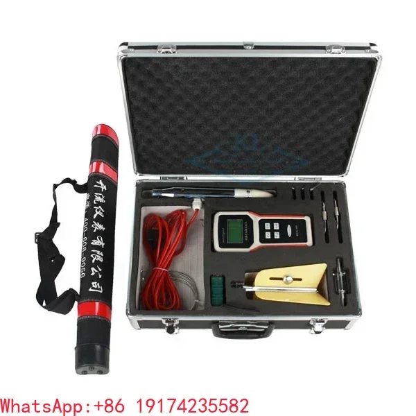 Portable water flowmeter water velocity meter water current meter open channel digital river hydrology flow meter