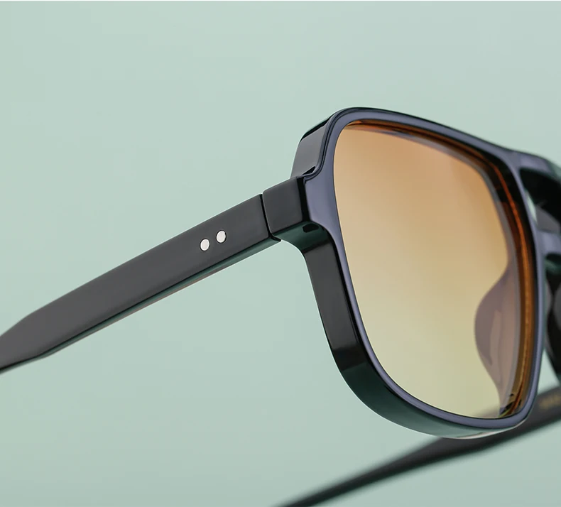 Vintage Rechteckige Sonnenbrille 2026 Luxusmarken-Designer Retro Rechteckige Sonnenbrillen für Herren Modische Quadratische Schattierungen Eyewear – Detail 6