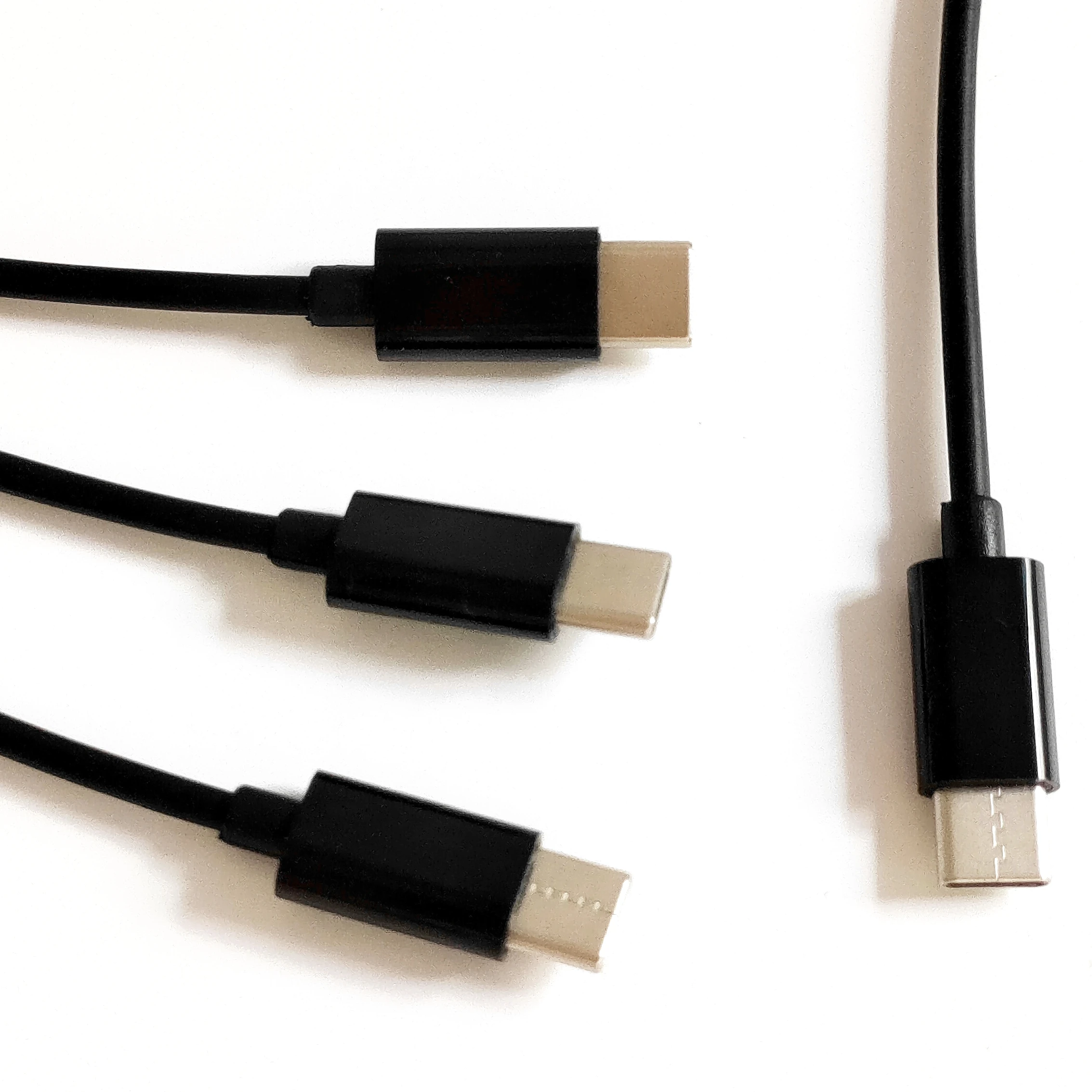 1 متر نوع c إلى 3 USB-C كبل شحن الطاقة 3 الهواتف مع منافذ نوع c في وقت واحد 3 في 1