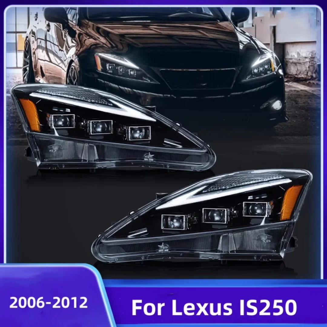 

LED Headlights For Lexus IS250 2006-2012 Car high/low beam Running light LED Headlights Assembly