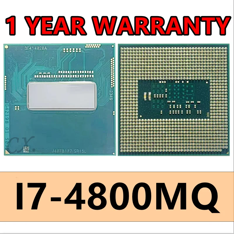 i7-4800MQ i7 4800MQ SR15L 2.7 GHz Quad-Core Eight-Thread 6M 47W CPU Processor Socket G3 / rPGA946B