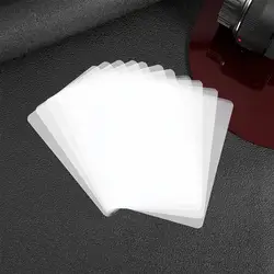 200pcs Transparent Laminator Sheets Thermal Laminating Pouches Photo Storage Plastic Sheets Laminating Paper For Photo Document