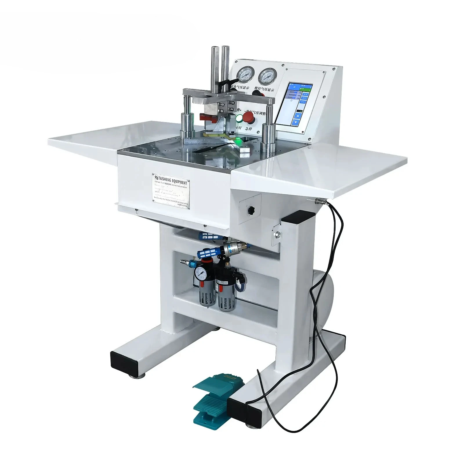 X0909 TS-J37 Auto Photo Frame Underpinner Picture Frame Wood Working Machine Pneumatic Joint Machine