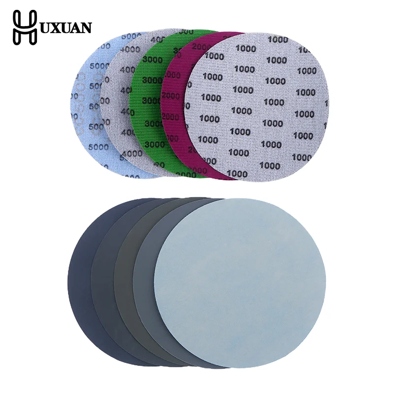 

【New】15/25Pcs 5 Inch 1000 2000 3000 4000 5000 Grit Sandpaper Discs Dry Wet Grinding Sanding Discs For Metal Wood Polishing Tools