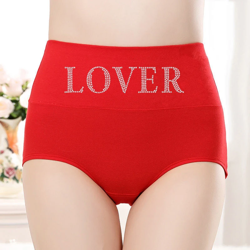 4Pcs/Set Sexy Female Underwear Women Set High Waist Lingeries for Woman Women\'s Panties Soft Lingerie Fitness Sports Briefs Cozy