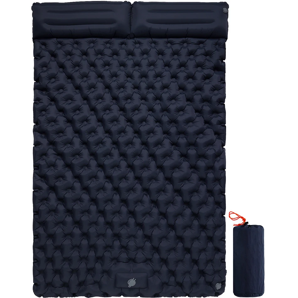 

Outdoor Double Inflatable Mat Camping Sleeping Pad Single Lunch Break Hiking TPU Moisture-proof Waterproof Inflatable Mattress