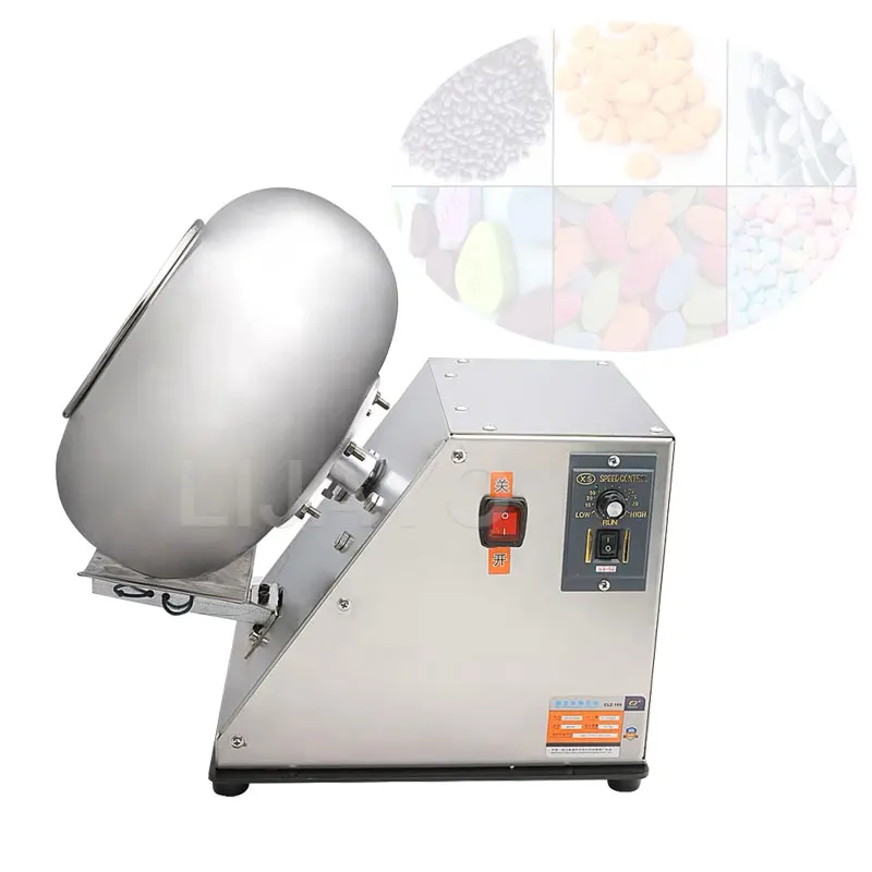 Stainless Steel Peanut Sugar Coating Machine Desktop Scale Chocolates Food Film Sugar Coating Maker