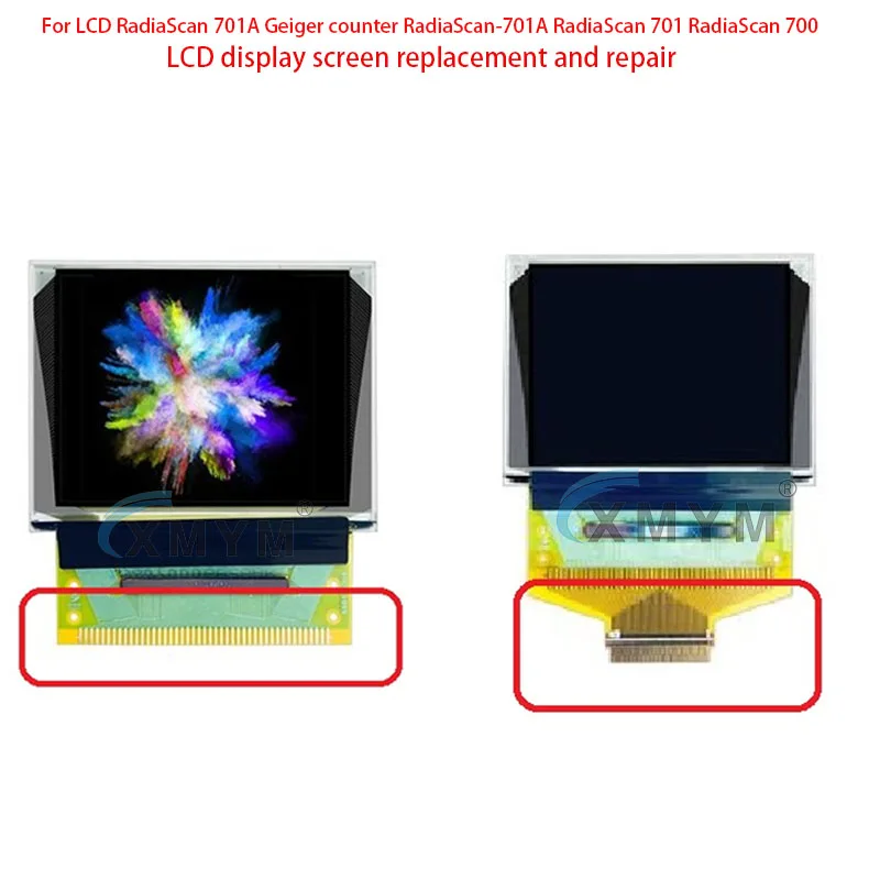 For LCD RadiaScan 701A Geiger counter RadiaScan-701A RadiaScan 701 RadiaScan 700 LCD display screen replacement and repair