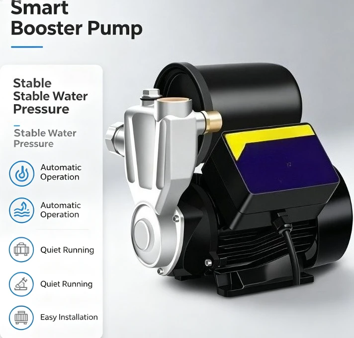 Intelligent Variable Frequency Self Priming Silent Booster Pump Fully Automatic High Power Home Tap Water Supply Accessory