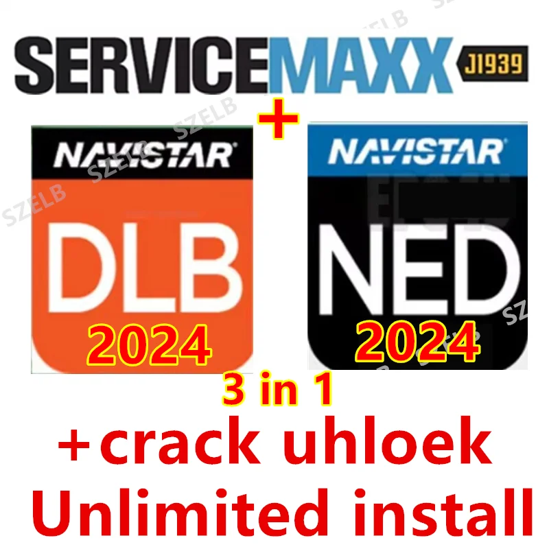 تشخيص محرك Navistar - NED 2024 + International DIAMOND LOGIC BUILDER DLB 2024+ServiceMaxx J1939 + فتح الكراك + تثبيت مجاني