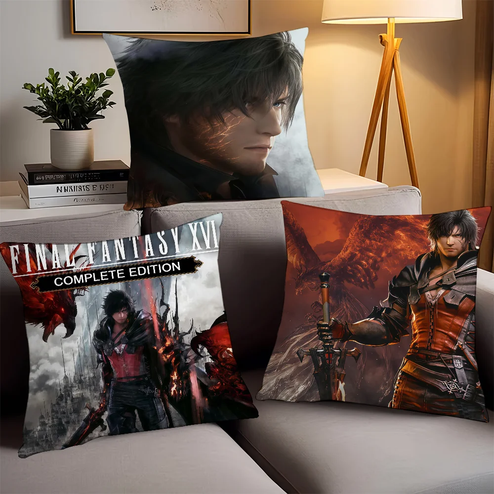Adventure games Final Fantasy XVI Pillow Case Office Cushions Suitable For Sofa Car Bedroom Decorative Cushion Cover