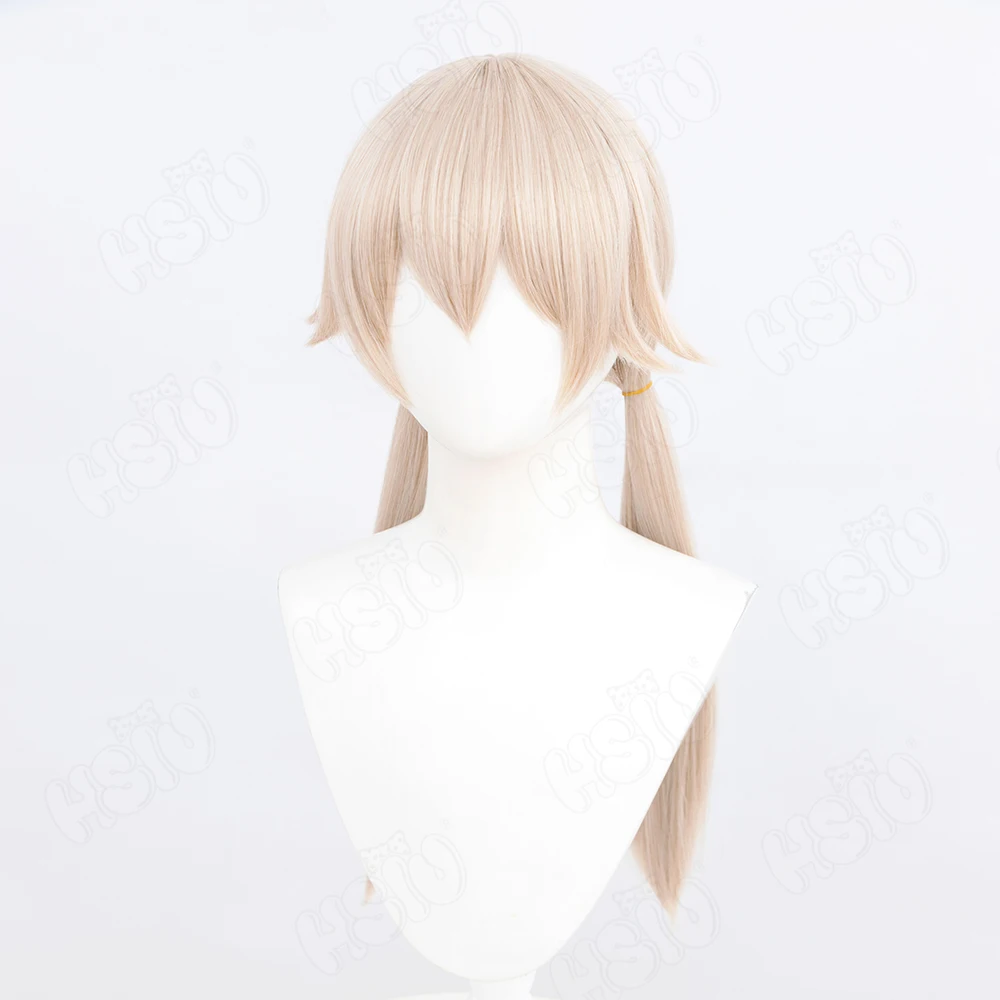 Game Blue Archive Ajitani Hifumi Cosplay Wig 65cm Linen Double Ponytail Long Hair Game cosplay Wig anime cosplay Wig