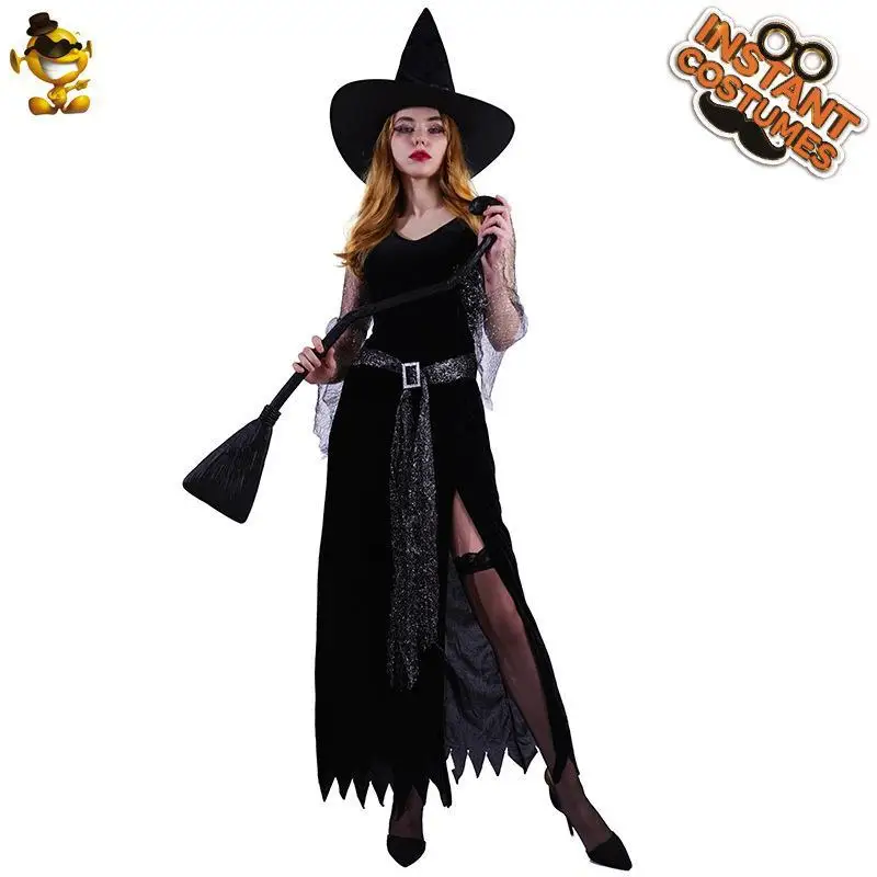 الكبار loween Bla فستان من الدانتيل الساحرة تنورة تأثيري حلي مرحلة الأداء الدكتور المرأة الاسمية موضوع تصميم Faionable