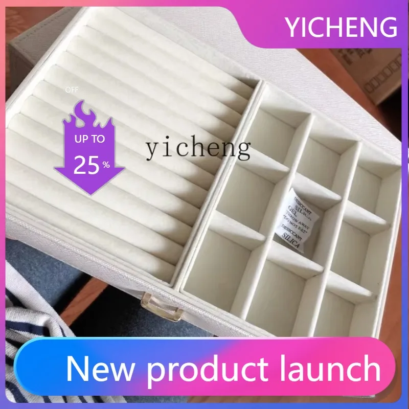 LYY Jewelry Box Immersive Jewelry Storage Desktop Jewelry Storage Box
