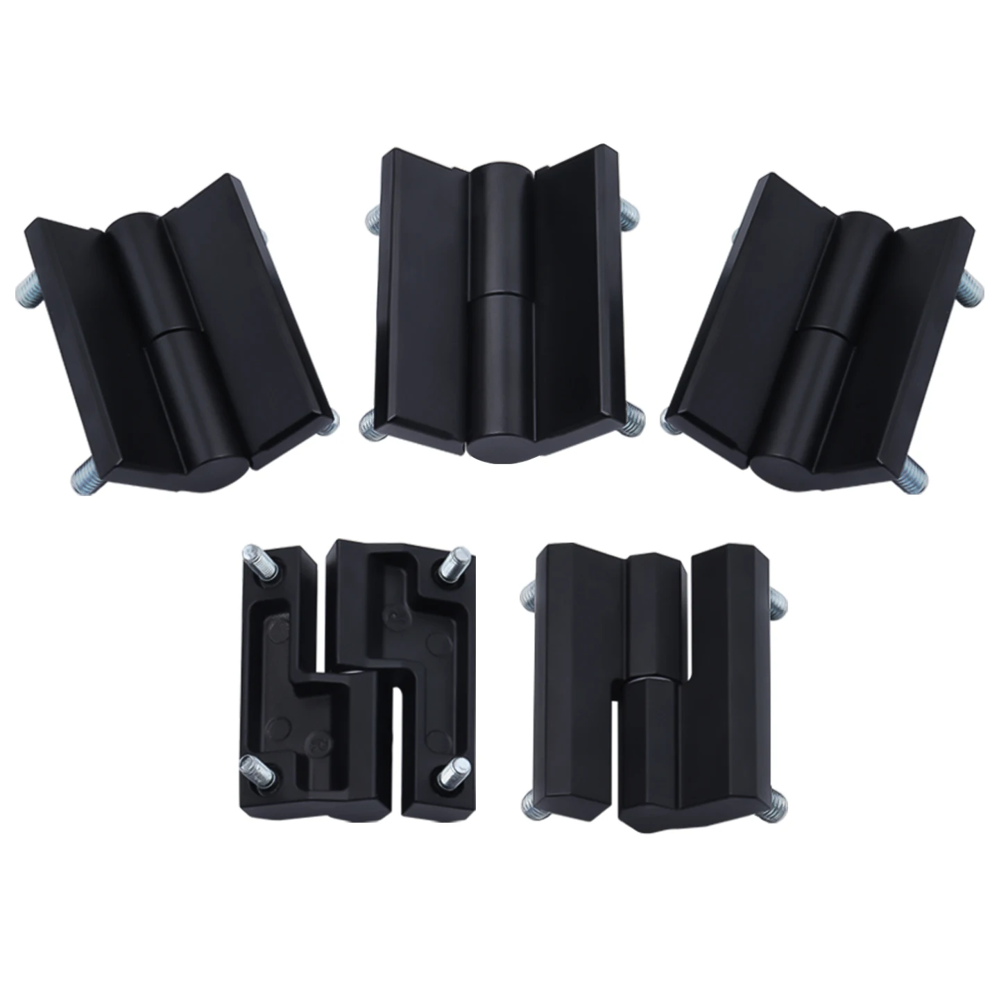 

CL109 High Quality Black Zinc Alloy Heavy-duty Removable Detachable Cabinet Door Hinge with Screw Left right Industrial Hardware