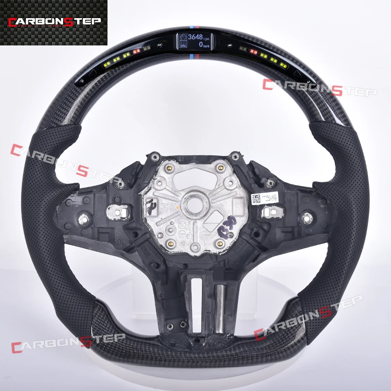 For BMW G28 G30 G38 G32 G11 G12 G01 G02 G05 G06 G07 X3 X4 X5 X6 Carbon Fiber Steering Wheel