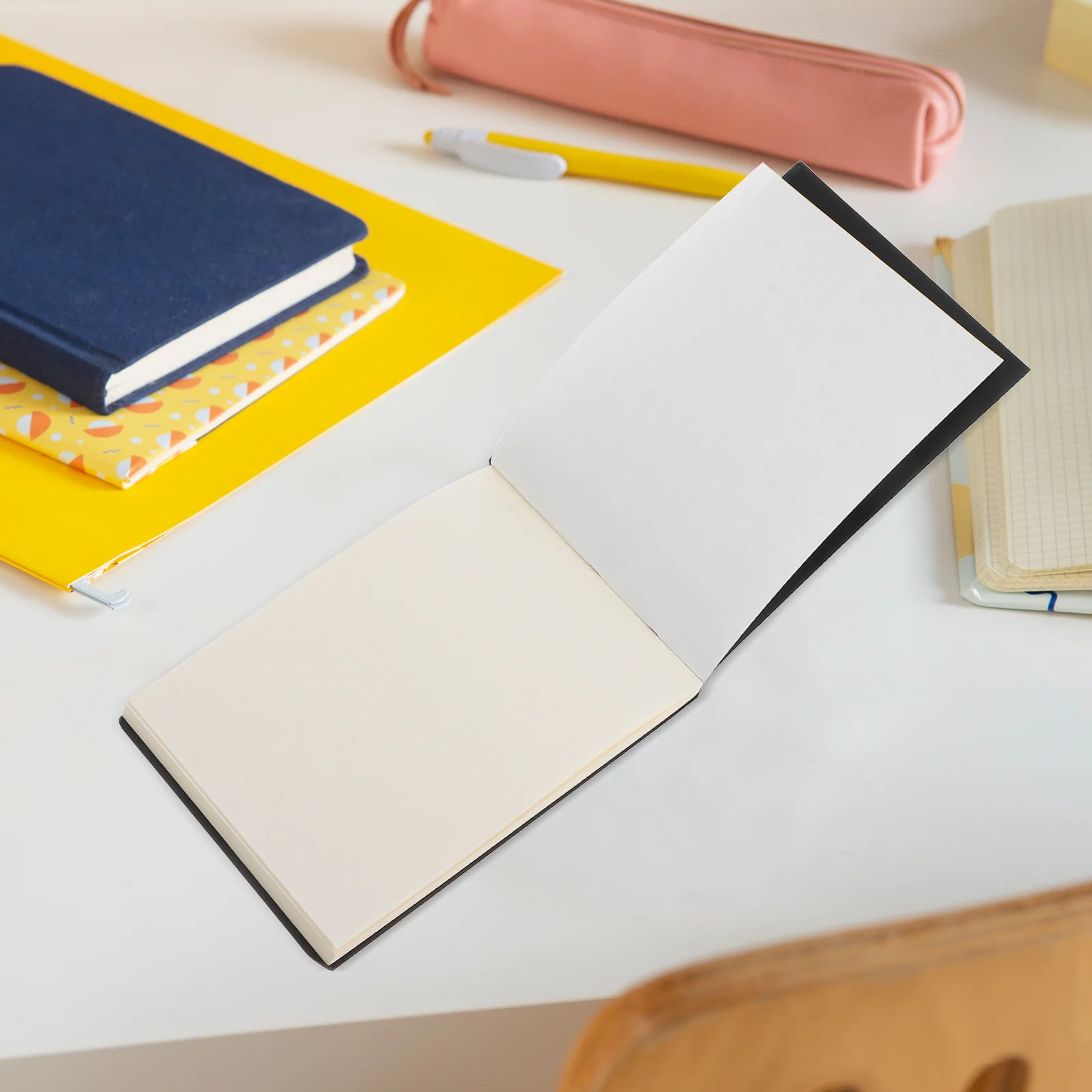 

5Pcs Blank Notepads Thickened Mini Notepads Pocket Size Portable Writing Paper Pads Schedule Planning Memo Pads