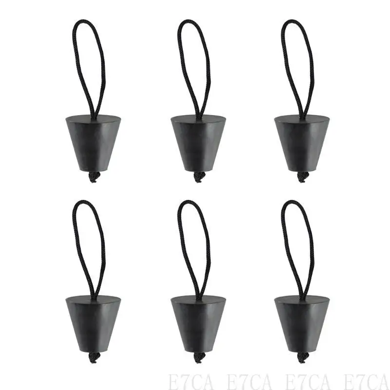

E7CA 6Pcs Marine Scupper Stoppers Scupper Plugs Bungs for Kayak Canoe Boats Drain Holes,Universal Thread Drain Plug