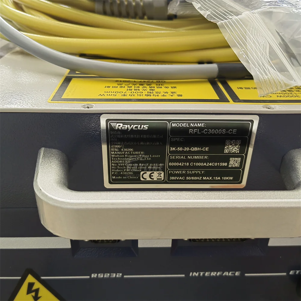 2000W FRL-C2000 FRL-C025 3KW Raycus RFL-C3000S CE Version Single Module Original Laser Source for Fiber Laser Cutting Machine