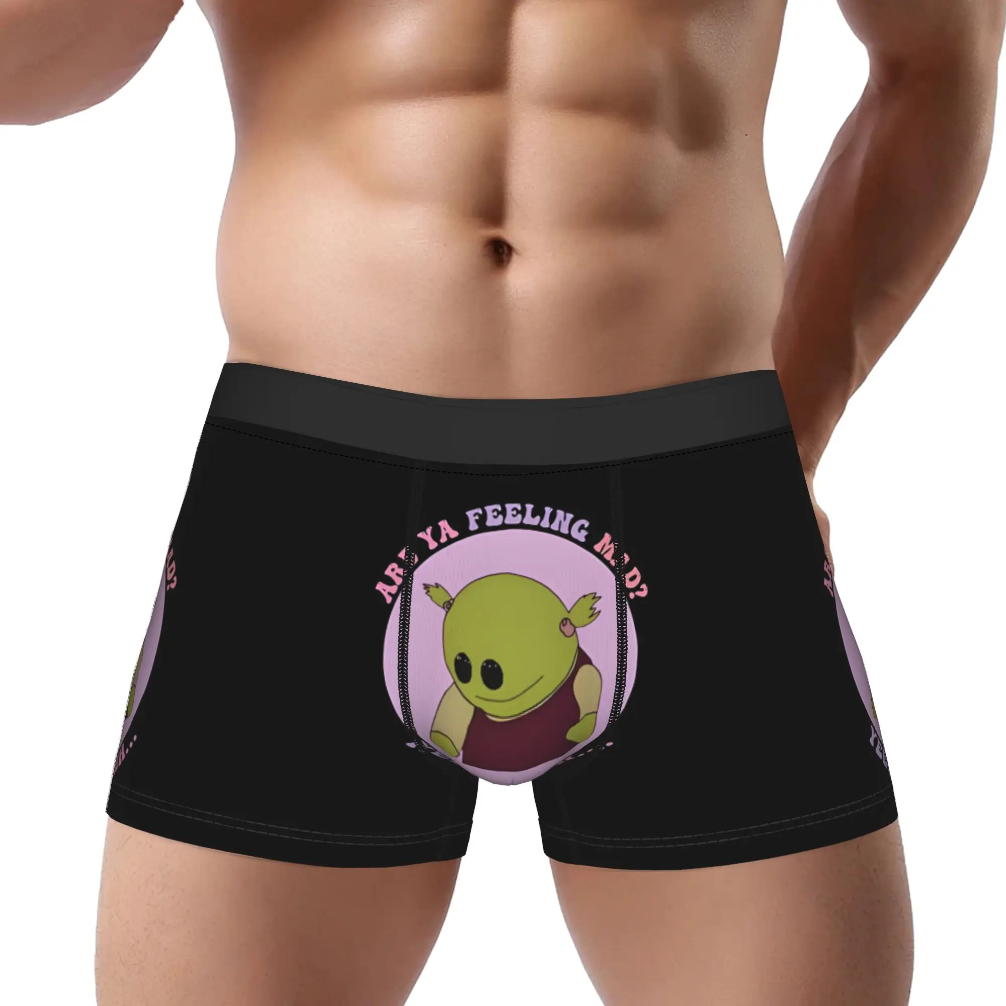 

Трусы-боксеры Are You Feeling Mad nNanalan, дышащие, с принтом, мужское нижнее белье