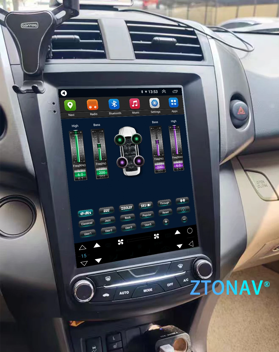 Car Radio Stereo For Toyota Rav4 2008 2009 2010 2011 2012 Tesla Screen Radio Android Screen GPS Navigation Auto Headunit