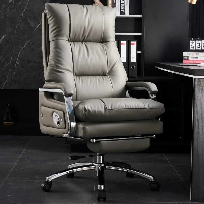 Computer chair Home comfortable sofa reclining  Office leather boss chair Comfortable sedentary office