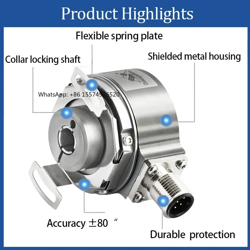 2026 Hot SellingHengxiang KM42 absolute encoder encod multiturn 22 bit industrial rotary encoder