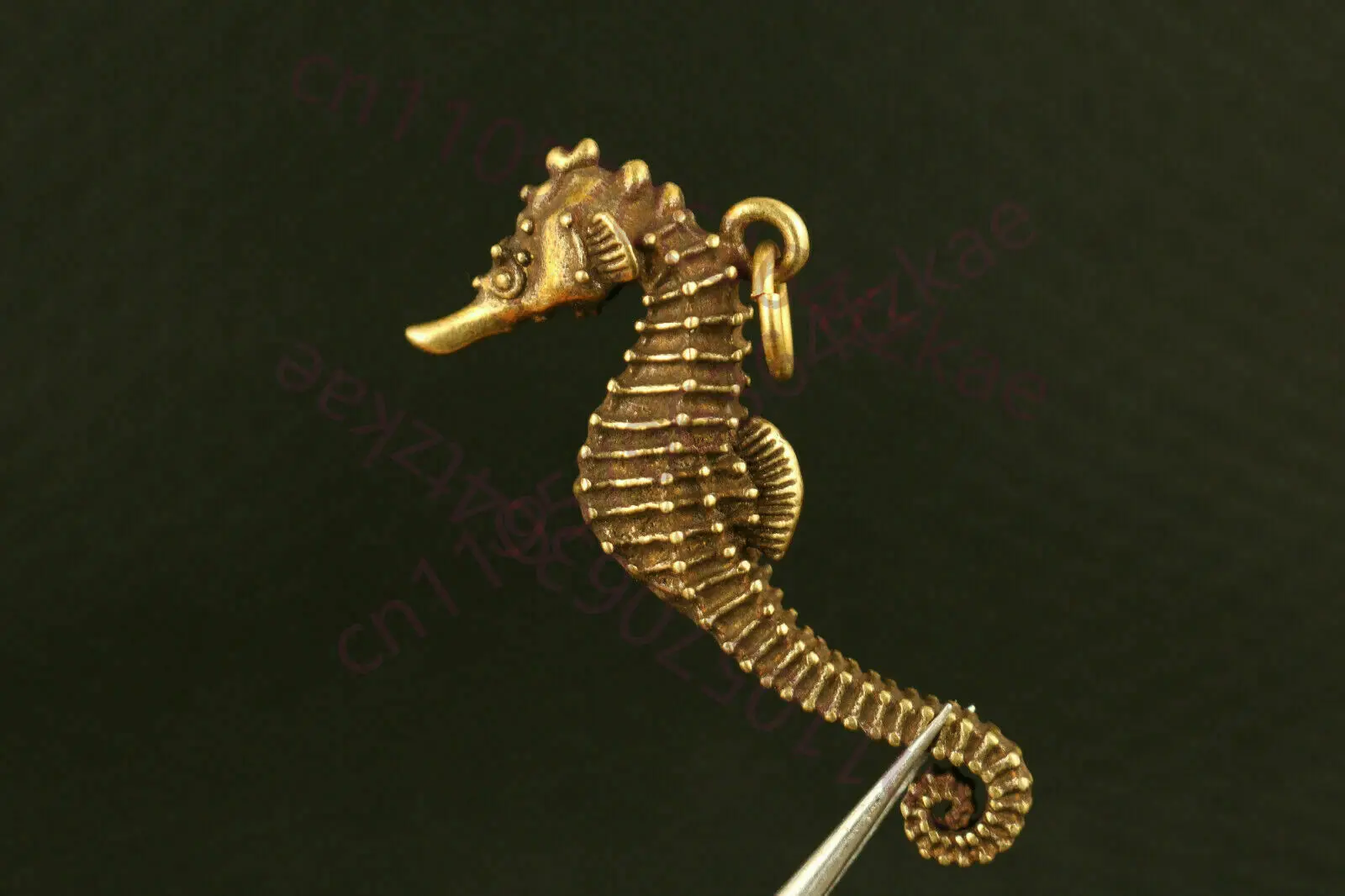 

Старинный латунный кулон ручной работы в виде морской статуэтки, подарок