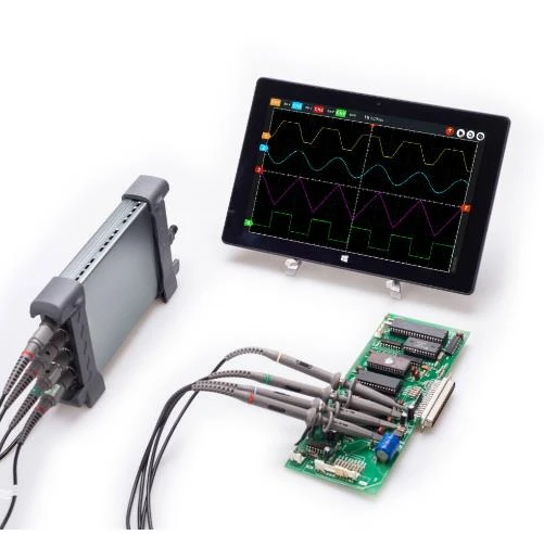 Hantek6074BE Kit I II III IV Hantek TZT 4 Channel Oscilloscope Hantek Automotive USB Oscilloscope 70MHz 1GSa/s Sampling