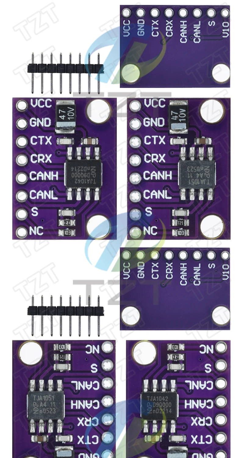 TZT 1/2/5 Stück TJA1042 TJA1051 Hochgeschwindigkeits-Transceiver-Modul mit geringem Stromverbrauch und CAN-Funktion TJA1051T TJA1042 für Arduino – Detail 3