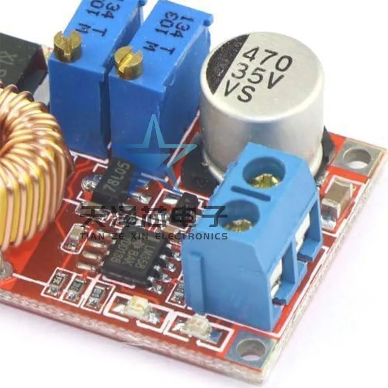 Xl4015 Constant Current and Constant Voltage High Current 5A Lithium Ion Battery Charging Led Driver Power Module