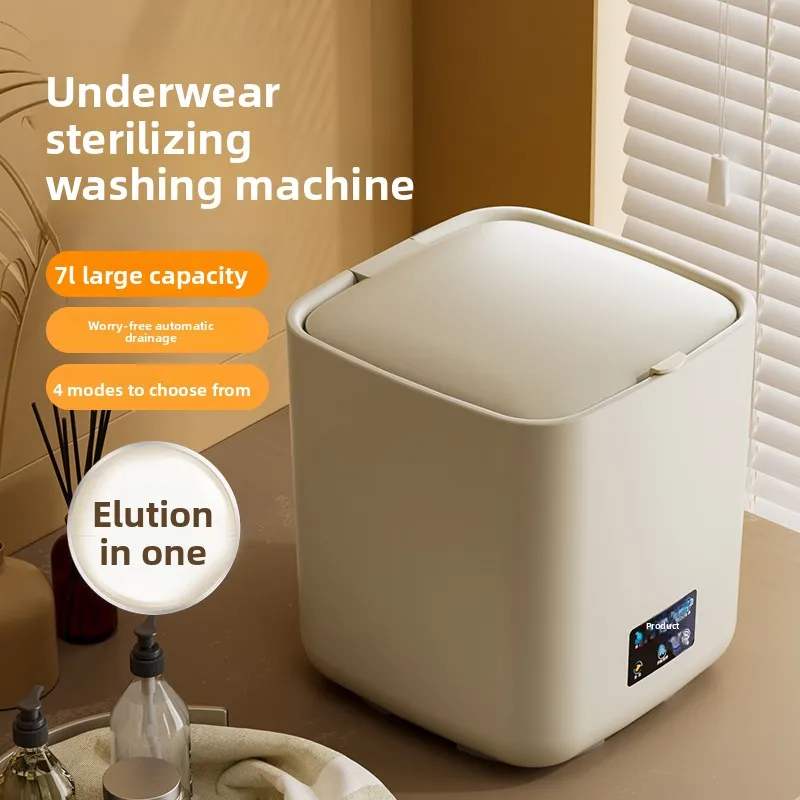 Hot Selling Fully Automatic Portable Washing Machine 7L High Capacity Mini Washer  Mini Washing Machine