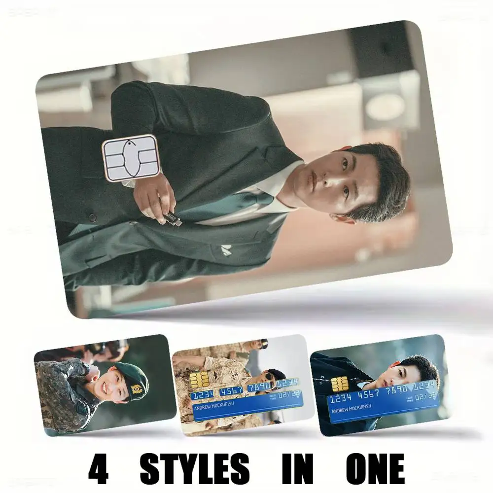 Korean Actor Song-g Joong-ki Credit Card HD Stickers Premium matte film effectively prevents fingerprints and daily abrasion.