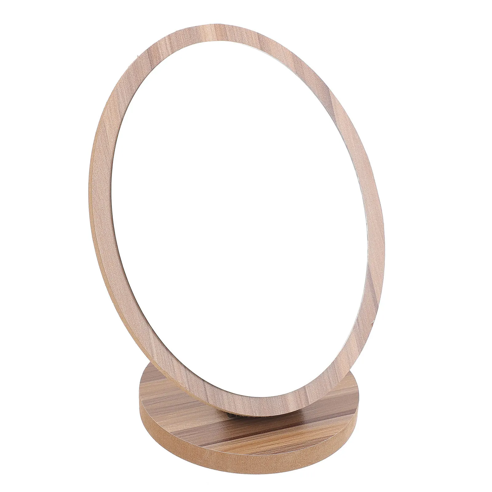 1 قطعة مرآة ماكياج خشبية سطح المكتب للطي مرآة الطاولة للمنزل النوم الطلاب المحمولة الغرور مضمد بسيط #2