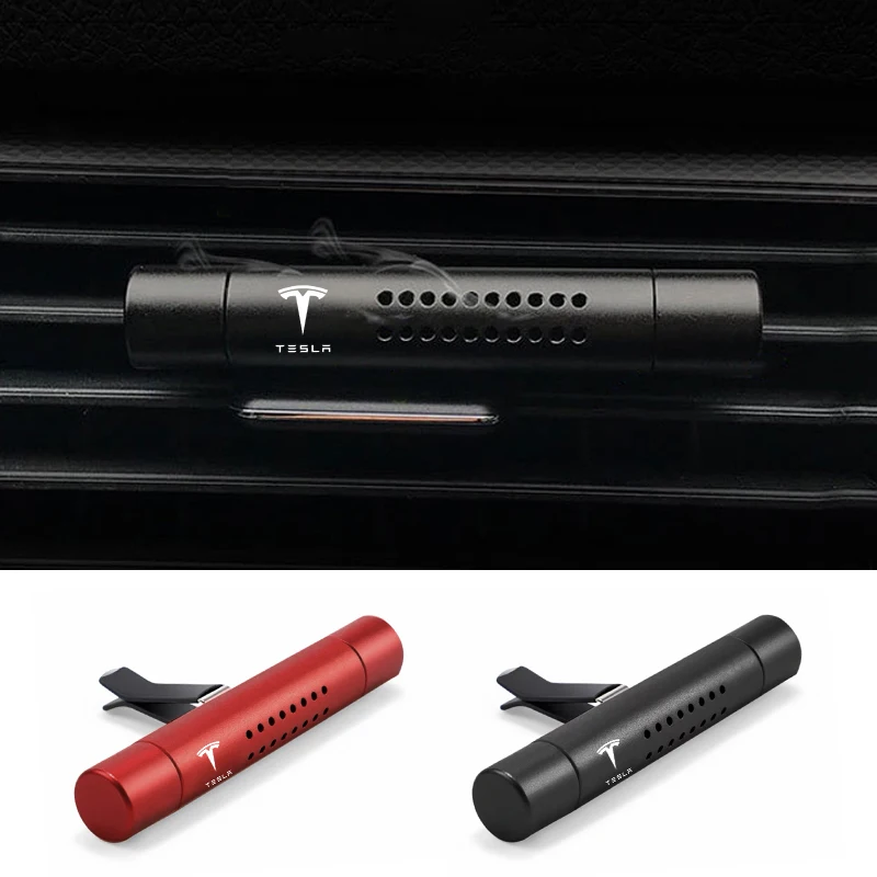 Car Air Outlet Perfume Clip Lasting Aromatherapy Interior Accessories For Tesla Model 3 Model S Model X Model Y Roadster SpaceX