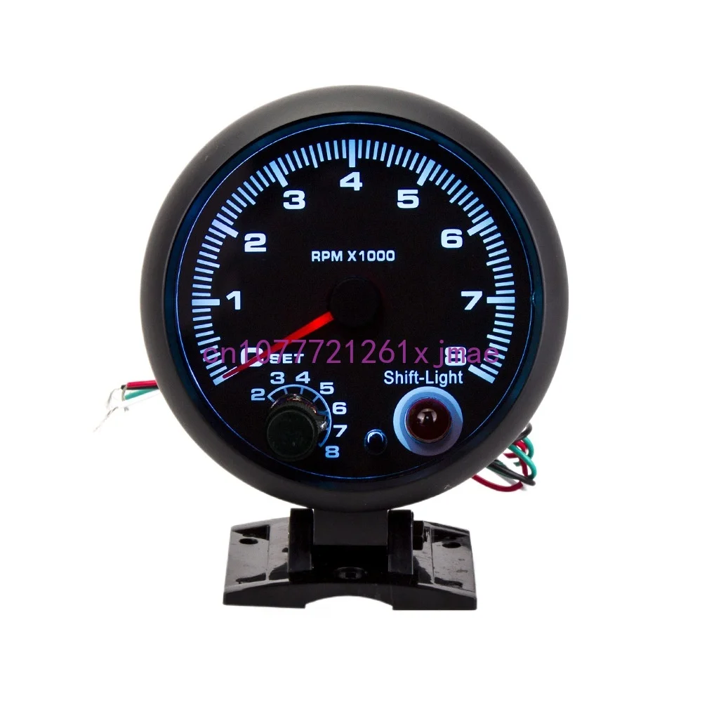 Hot Sale 12V Car Universal Blue Light Pointer Tachometer Tachometer Car Modification Tachometer