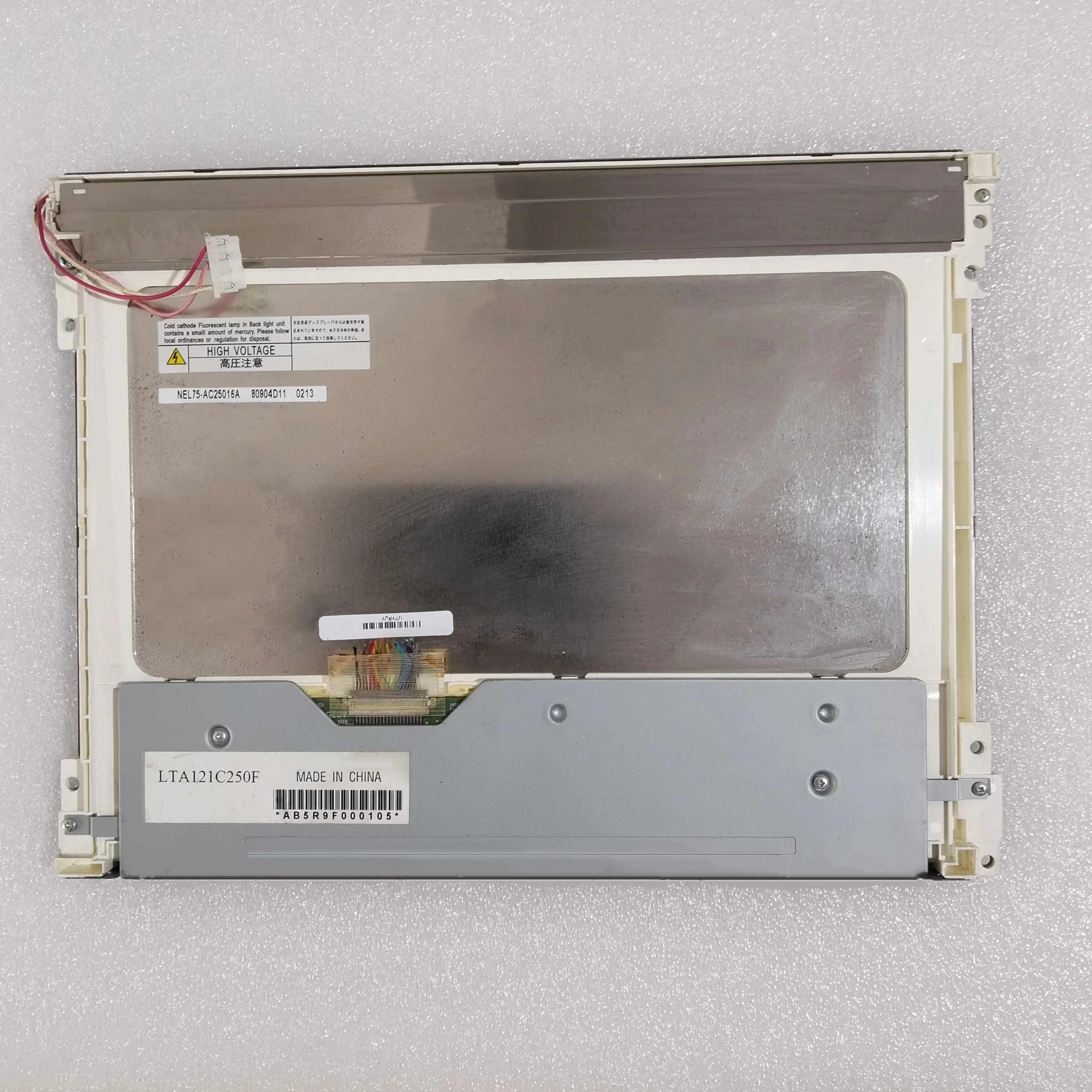 LTA121C250F LTA121C253F Оригинальный 12,1-дюймовый промышленный ЖК-экран XGA с разрешением 1024 (RGB)×768, двойной CCFL, в наличии