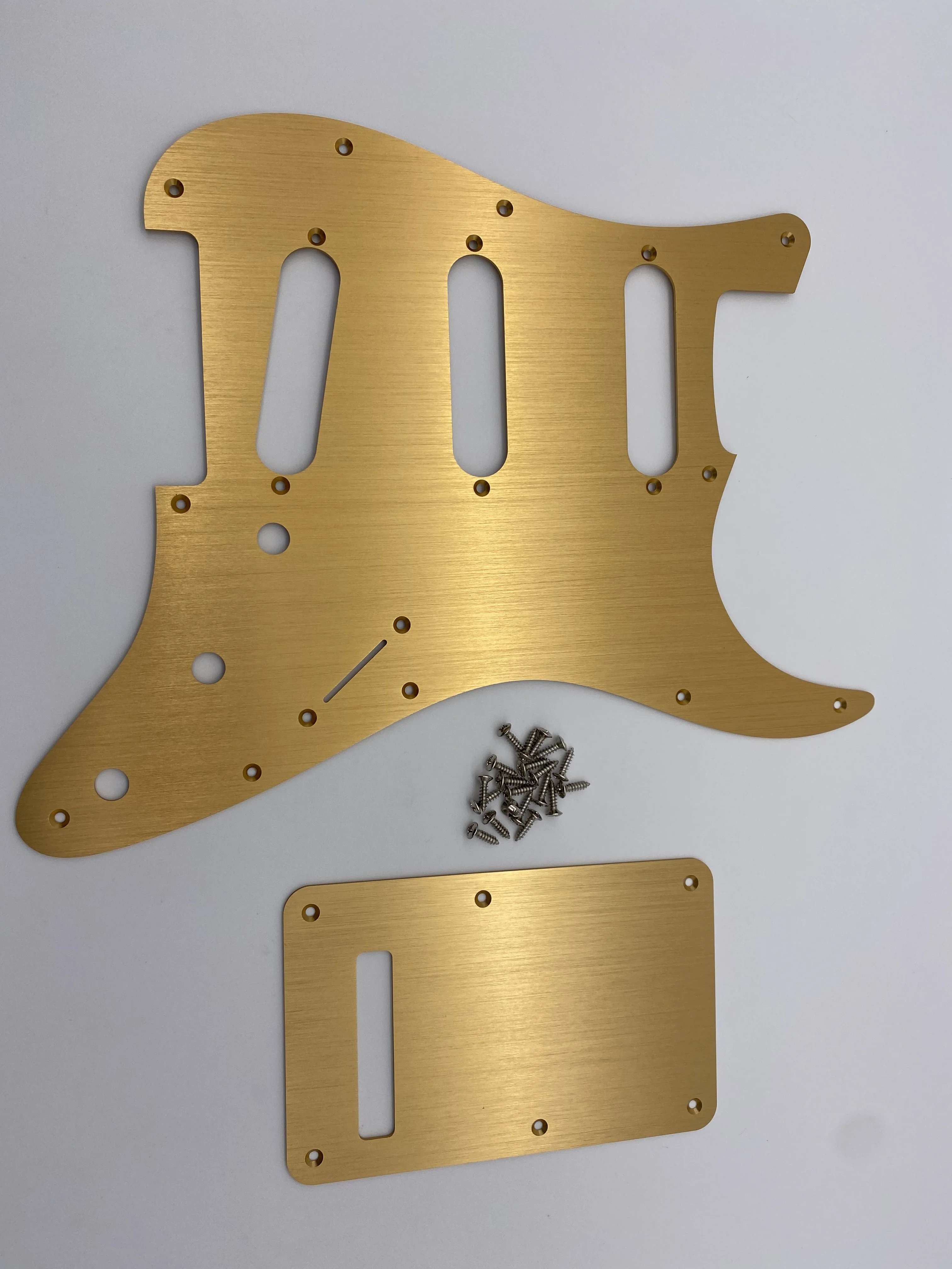 11-Hole Aluminum Anodized Modern Style Strat SSS Guitar 11-Hole Aluminum Anodized Modern Style Strat SSS Guitar