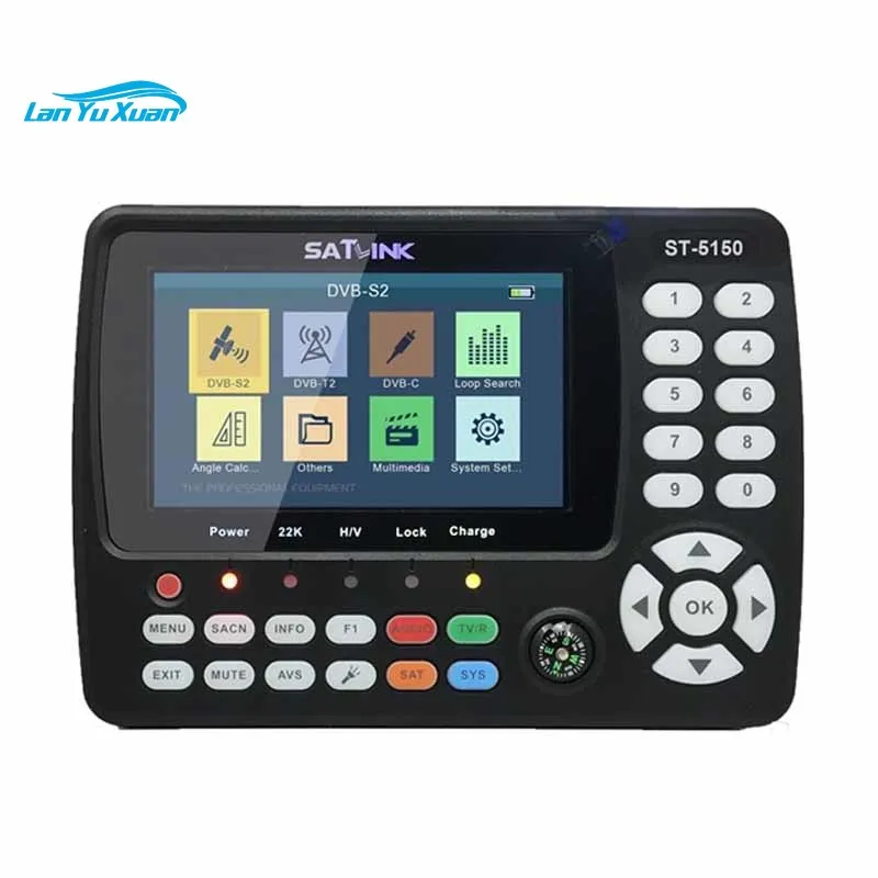 

Satlink ST5150 4.3Inch Combo DVBT DVBC Satellite Receiver Meter Sat Finder