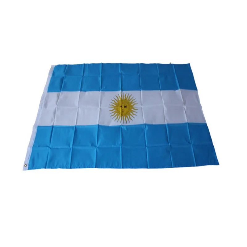 3*5 Feet Double Stitched Polyester Banner 90*150 CM Outdoor Argentina Nation Flag