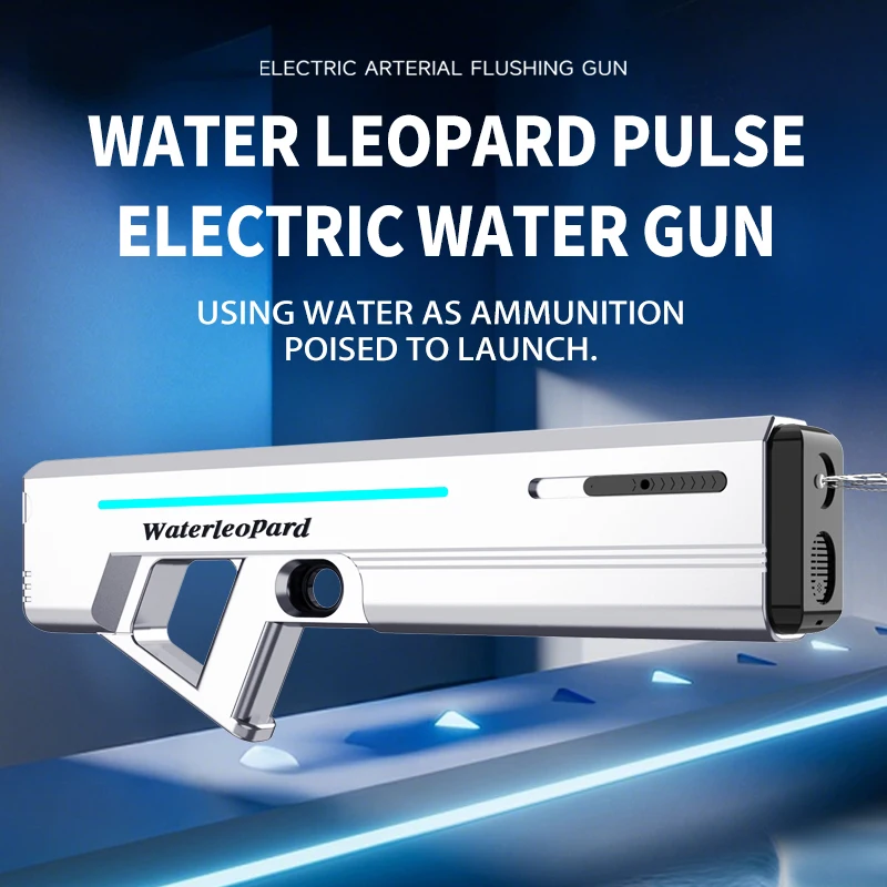 Fully Automatic Electric Water Gun Toy With Full Body Waterproof  Soaking Function,Summer Adult Beach Battle Shooting Toy Gift