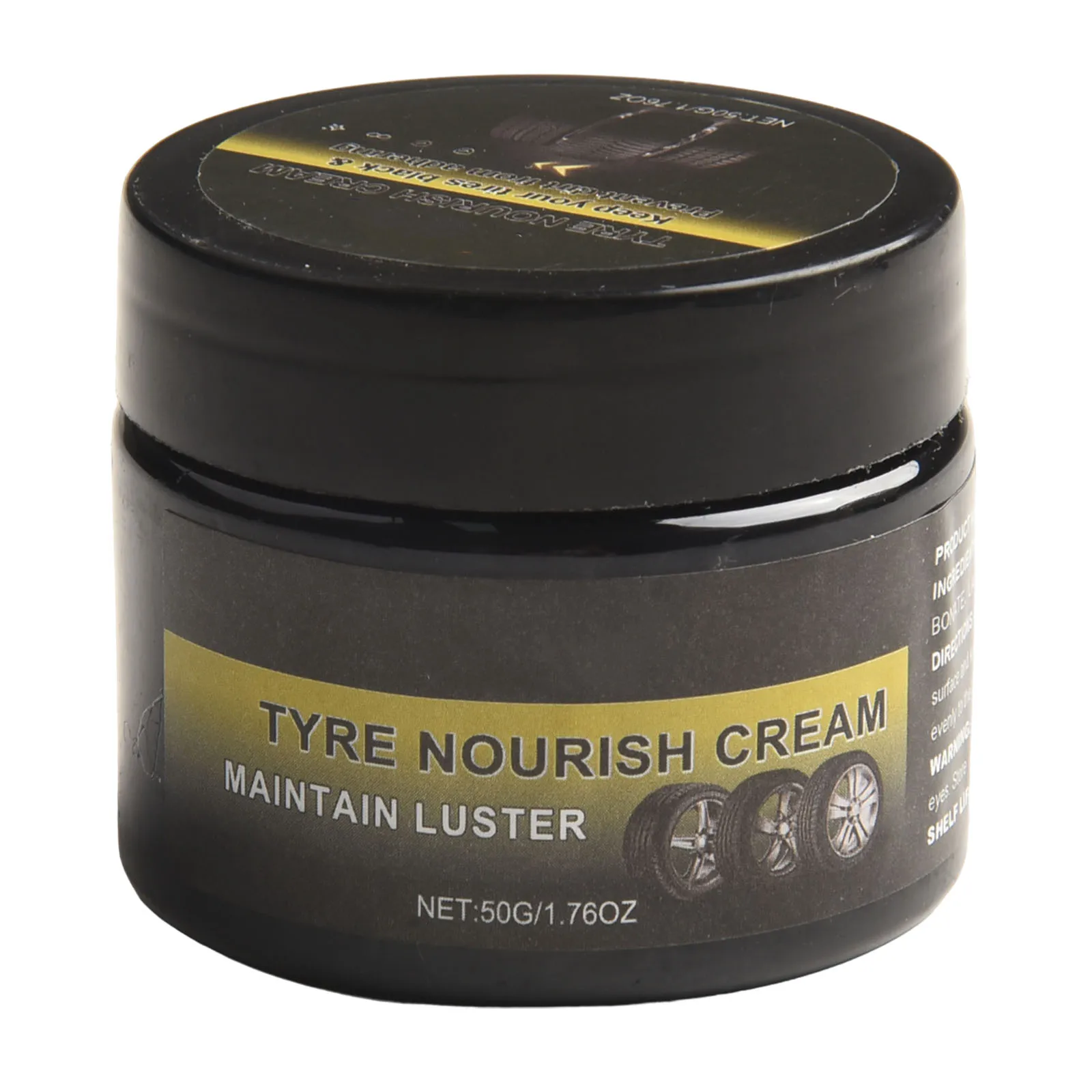 Tire Nourish Wax Compatible with Most Standard Tire Sizes and Profiles for Surface Conditioning and Shine Support