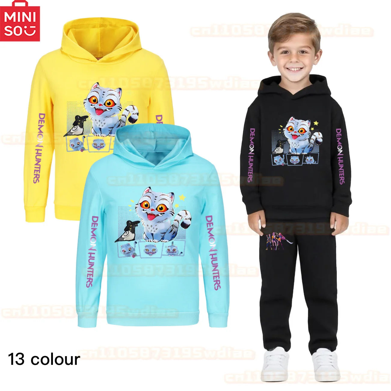 

KPop Demon Hunters Hoodie Kids Clothes Princess Girls Clothing Fashion Boys Clothes Spring Autumn Sweatshirt Children's Tops