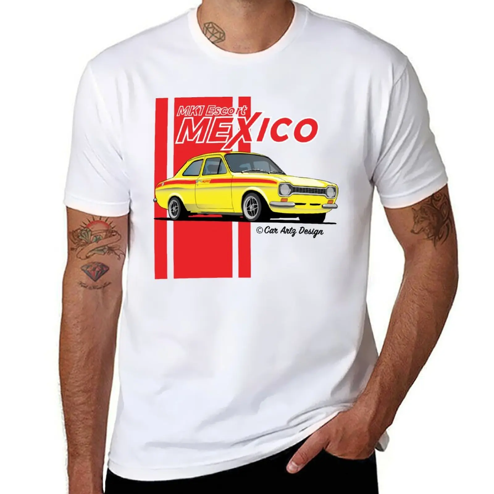 

man Mk1 Mexico (Yellow Red) shirts cotton man t t T-Shirt + Escort graphic shirts