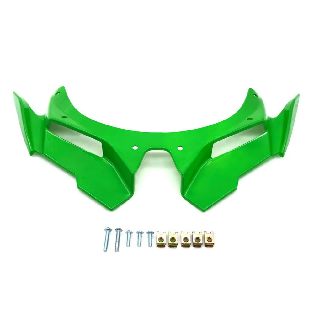 Front fairing winglet aerodynamic wing protector for Kawasaki ZX25R 2021 2023 motorcycle ABS spoiler practical and reliable