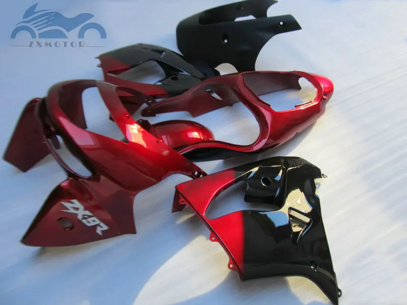 Motorcycle fairing kit for Kawasaki Ninja fairings set ZX9R 1998 1999 ZX 9R 98 99 ABS plastic red black road racing bodykits